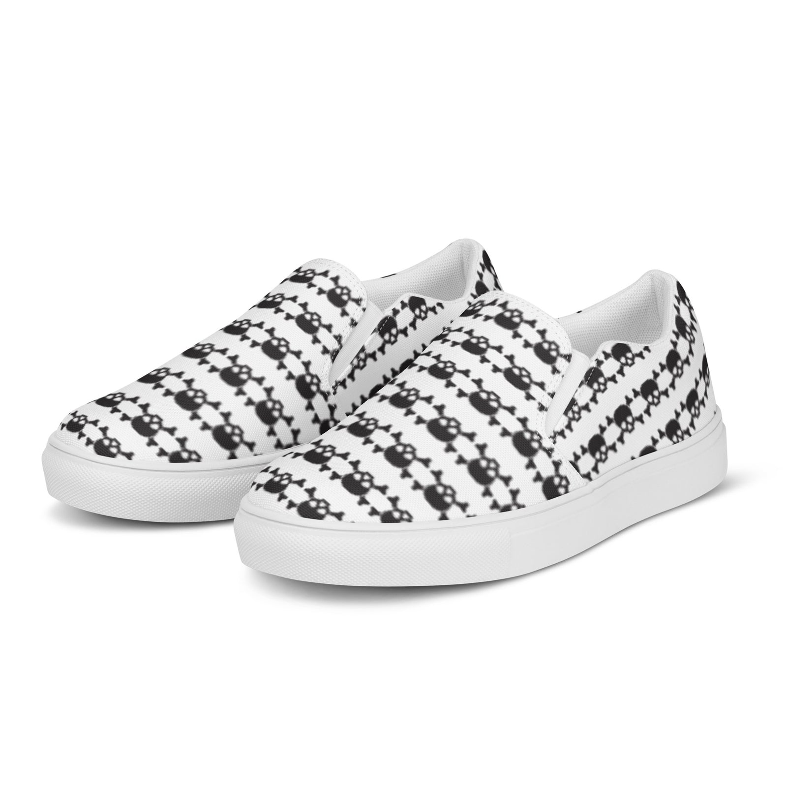 No Risk No Fun, Slip-On Canvas Shoes